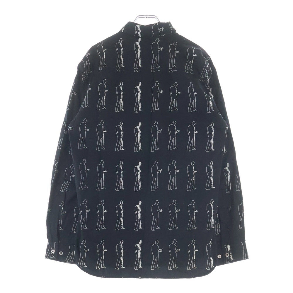 UNDERCOVERISM(アンダーカバイズム) 02AW 魔女期 フレディクルーガーシャツ M252 ブロード ロングスリーブシャツ ブラック