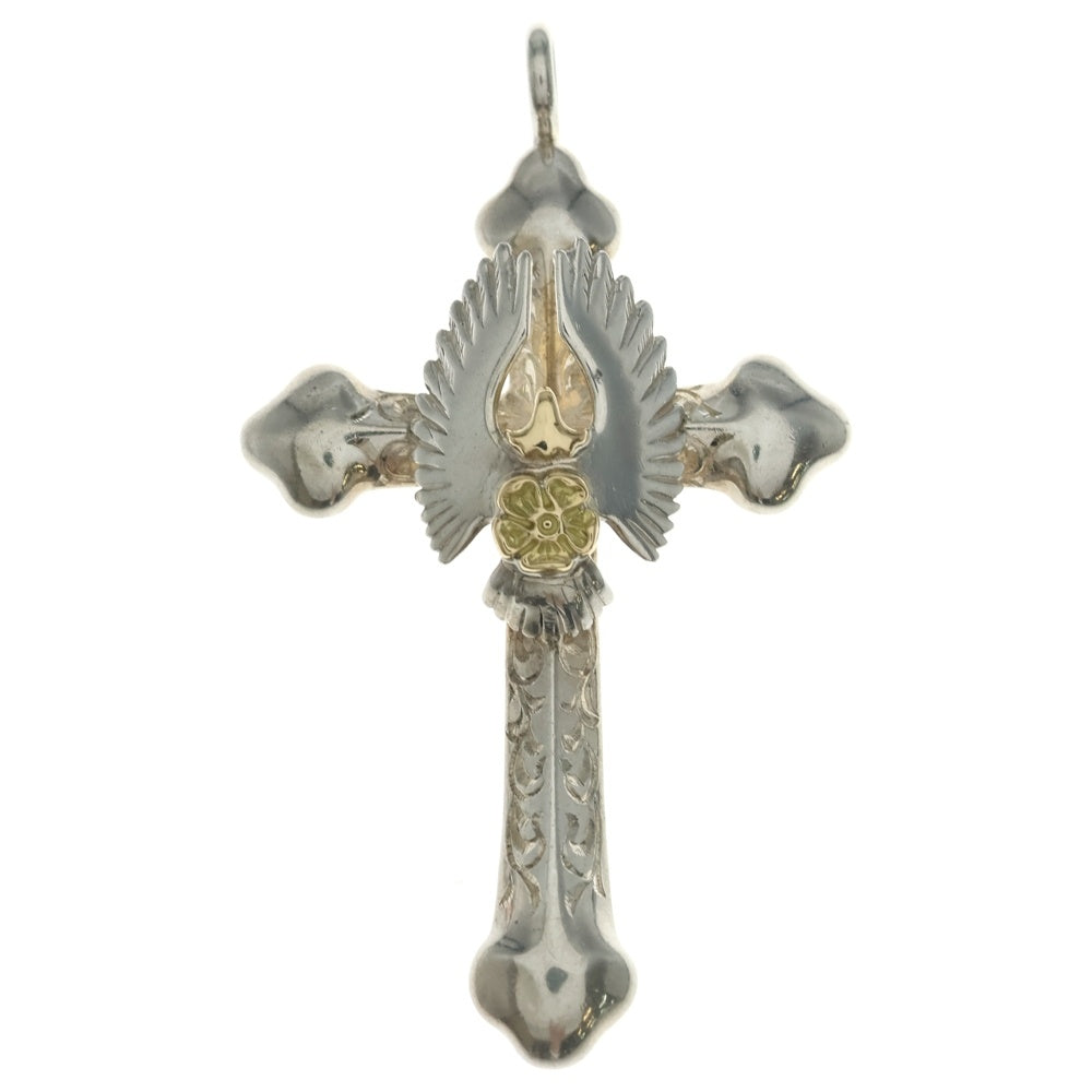 TADY & KING(タディアンドキング) ラージクロスイーグルTOP GPローズ ペンダントトップ シルバー