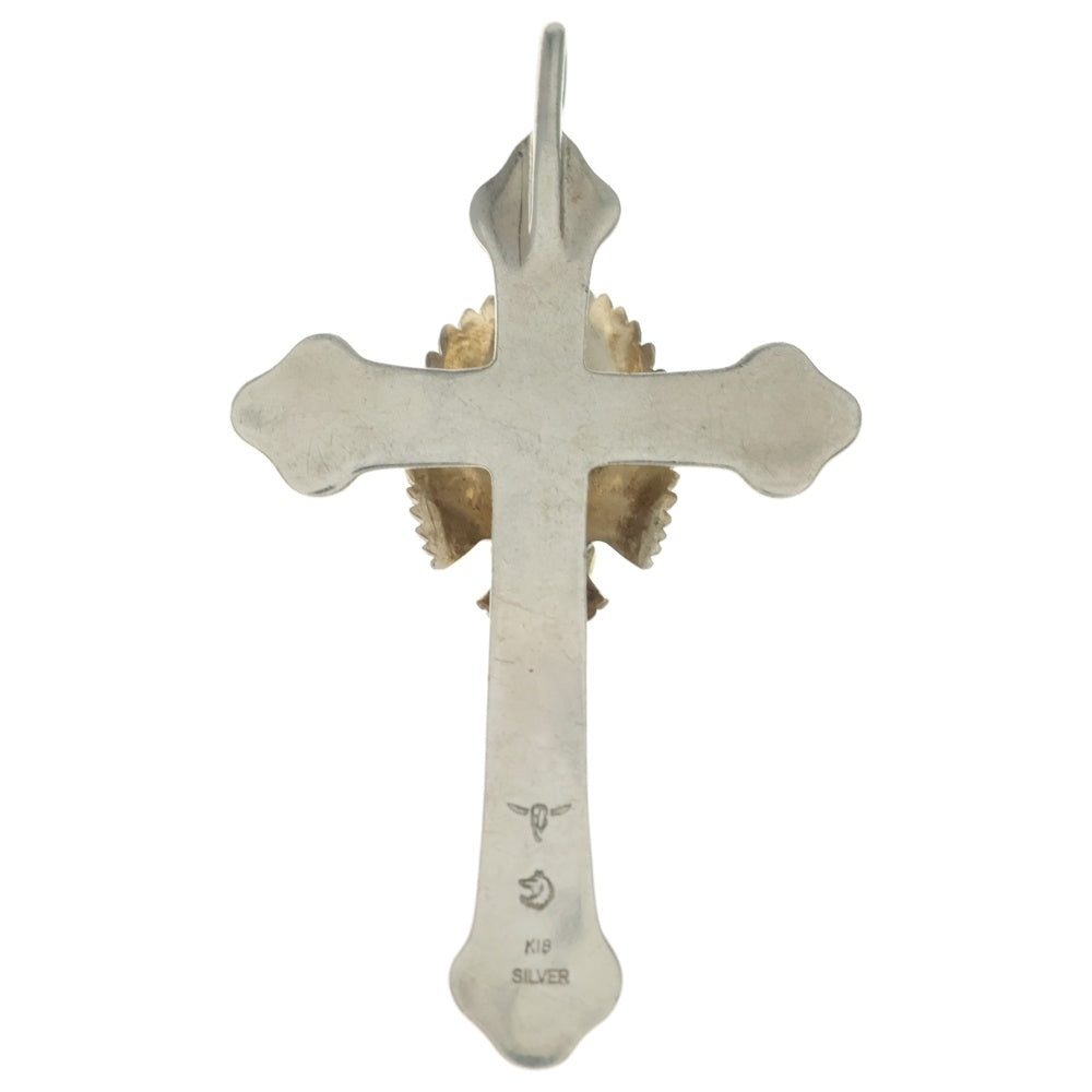 TADY & KING(タディアンドキング) ラージクロスイーグルTOP GPローズ ペンダントトップ シルバー