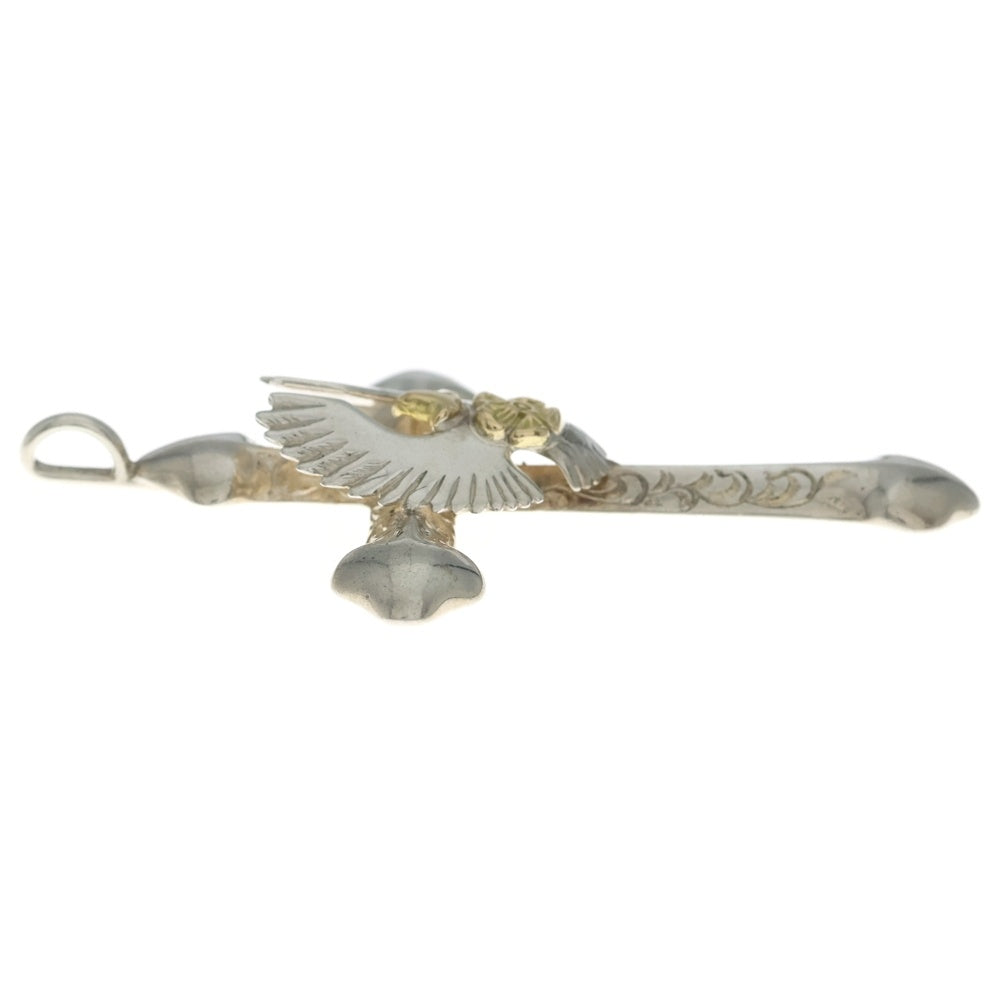 TADY & KING(タディアンドキング) ラージクロスイーグルTOP GPローズ ペンダントトップ シルバー