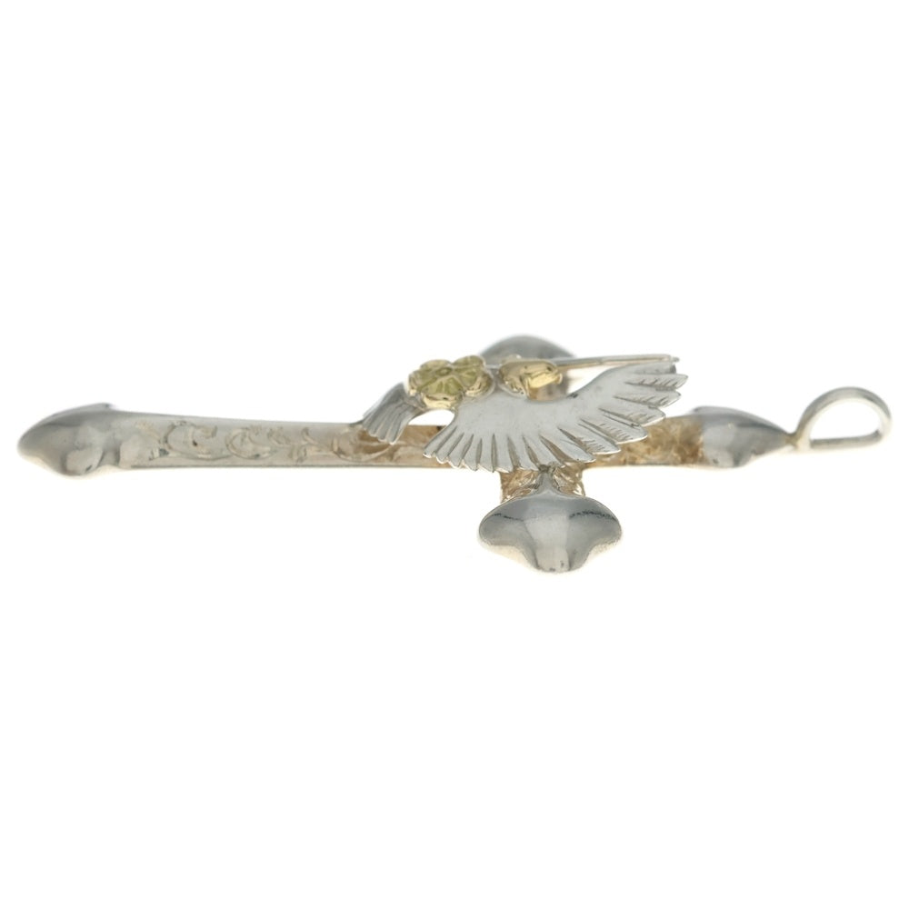 TADY & KING(タディアンドキング) ラージクロスイーグルTOP GPローズ ペンダントトップ シルバー