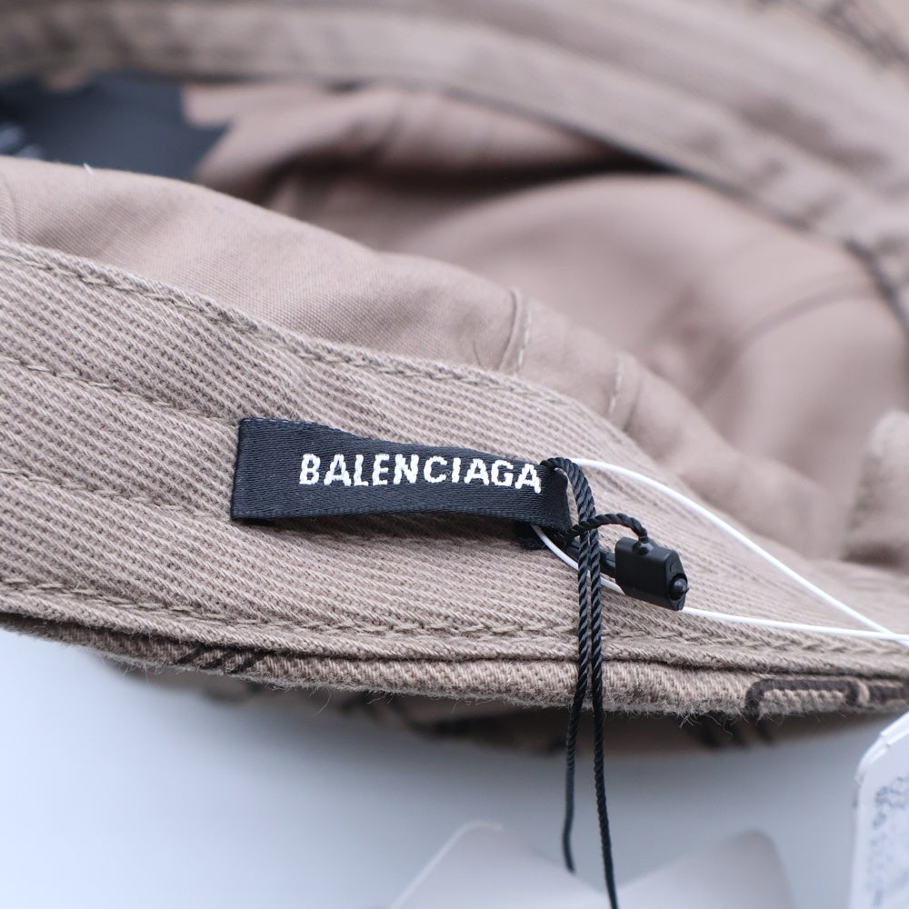 BALENCIAGA(バレンシアガ) BB Monogram Logo 6 Panel-Cap BBモノグラム 704104 キャップ ベージュ