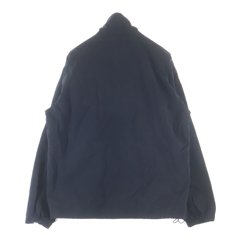 The Ennoy Professional(エンノイプロフェッショナル) 20SS Nylon Jacket ロゴ白刺繍 ナイロン SS20BRENJK01LV ナイロントラックジャケット ブラック
