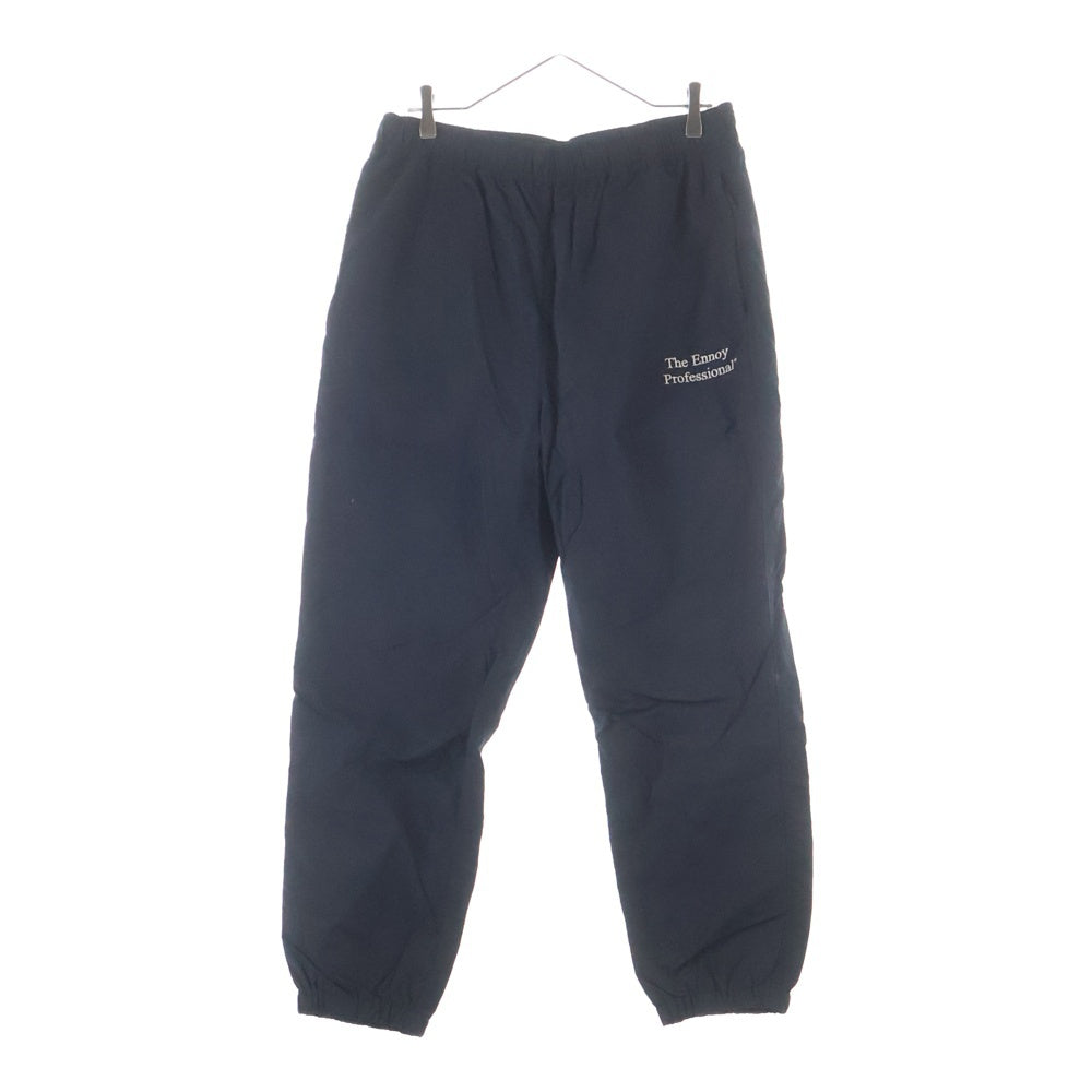 The Ennoy Professional(エンノイプロフェッショナル) 21SS Nylon Pant ロゴ白刺繍 ナイロン SS21BRENPT04LV ナイロンパンツ ブラック