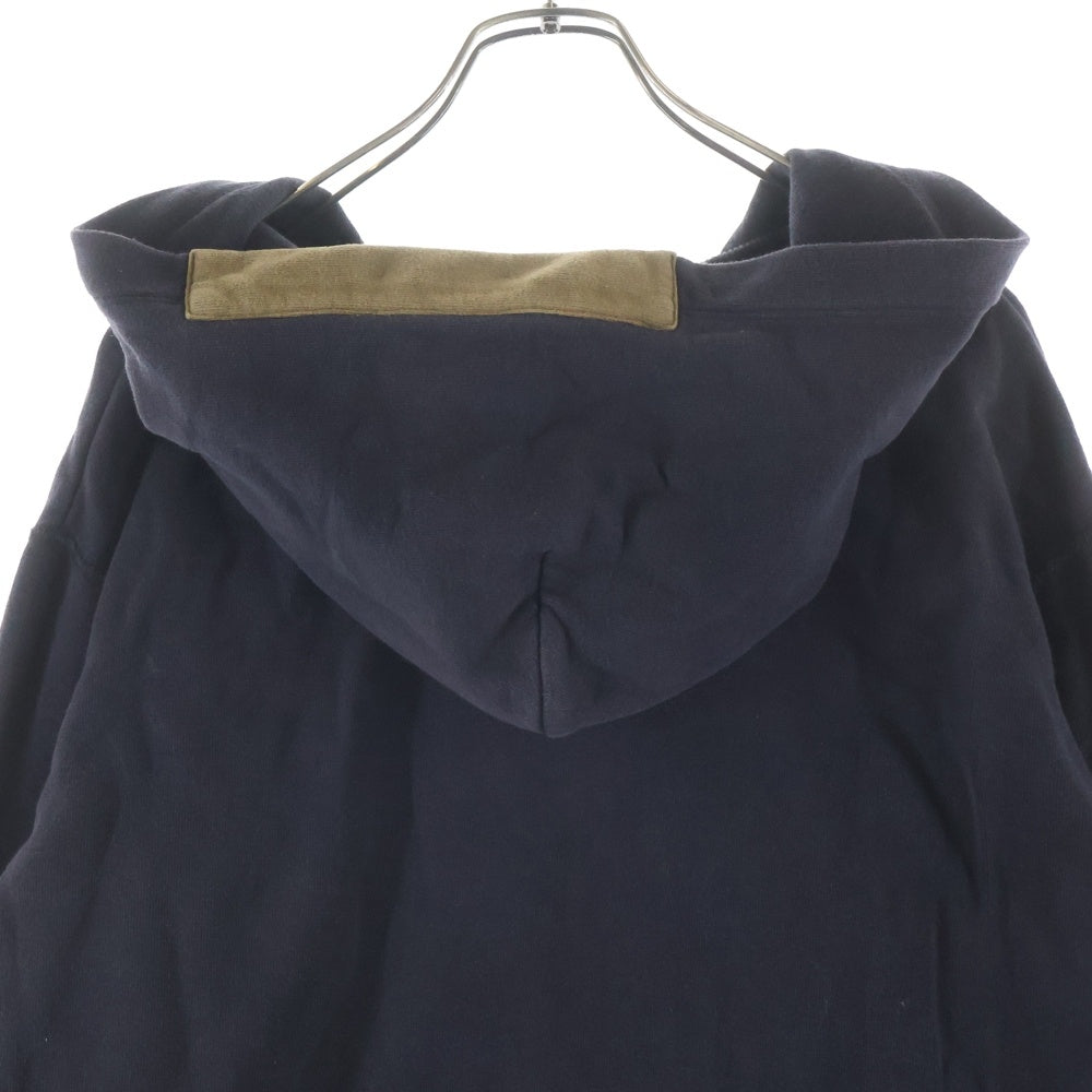 CHAMPION(チャンピオン) ROCHESTER ブロークンフーデッドスウェットシャツ ランタグ復刻 ダメージ加工 後付けパーカー プルオーバーパーカー C3-Q120 グレー