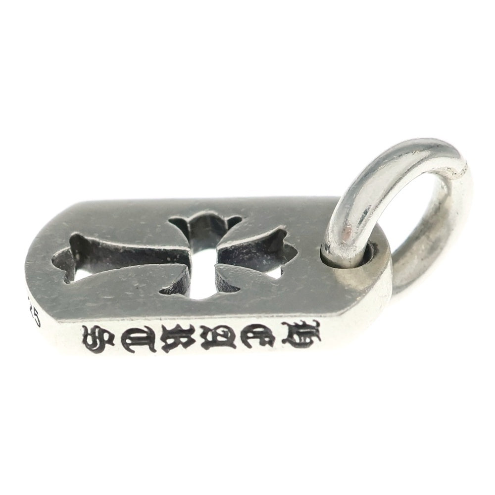 CHROME HEARTS(クロムハーツ) DT TNY CO CRS タイニーカットアウトクロスドッグタグ チャーム ペンダントトップ シルバー BCA252