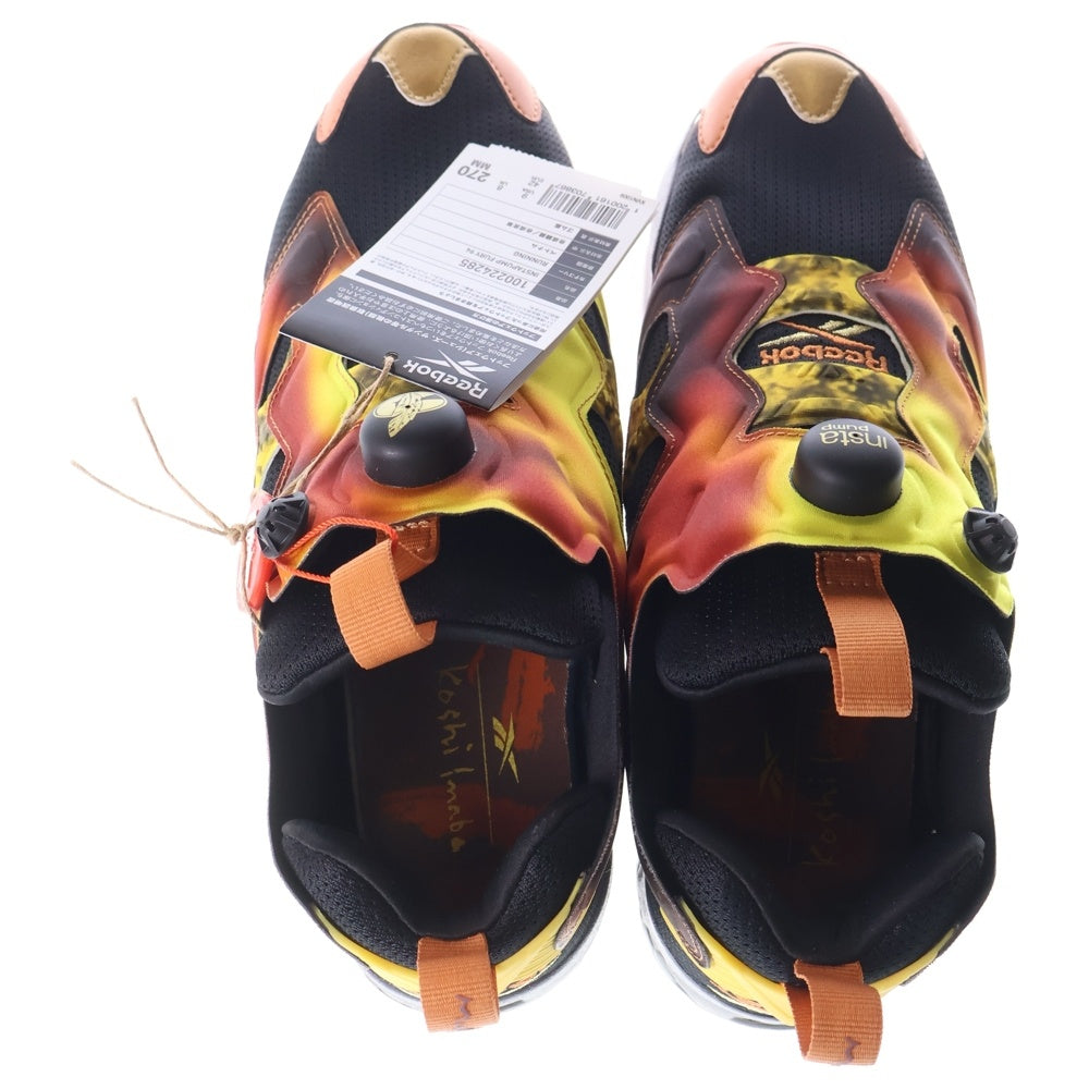Reebok(リーボック) Instapump Fury 94 MAGMA Koshi Inaba B'z 稲葉浩志 インスタポンプフューリー94 マグマ 27cm/US9 100224285 ローカットスニーカー ブラック/オレンジ