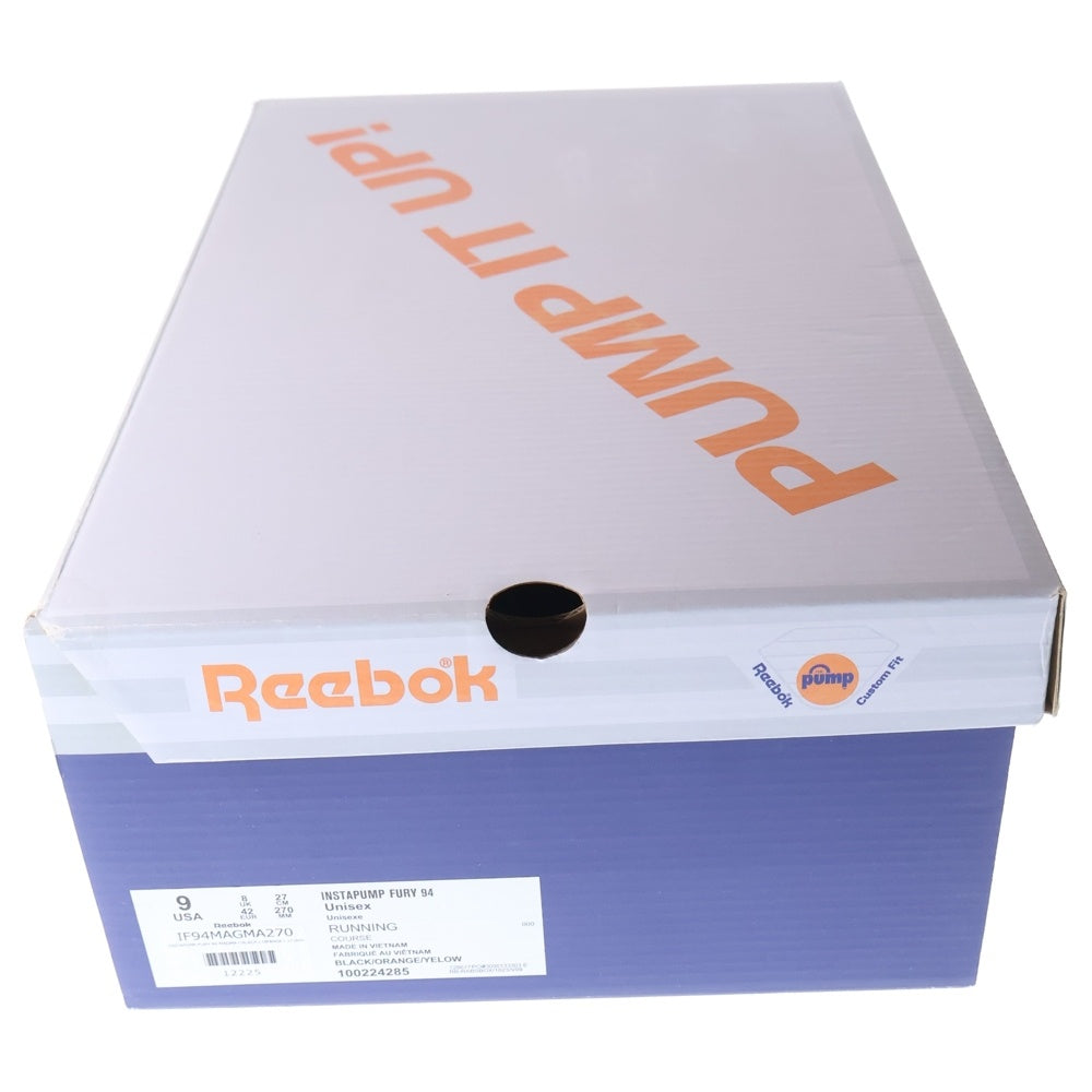 Reebok(リーボック) Instapump Fury 94 MAGMA Koshi Inaba B'z 稲葉浩志 インスタポンプフューリー94 マグマ 27cm/US9 100224285 ローカットスニーカー ブラック/オレンジ