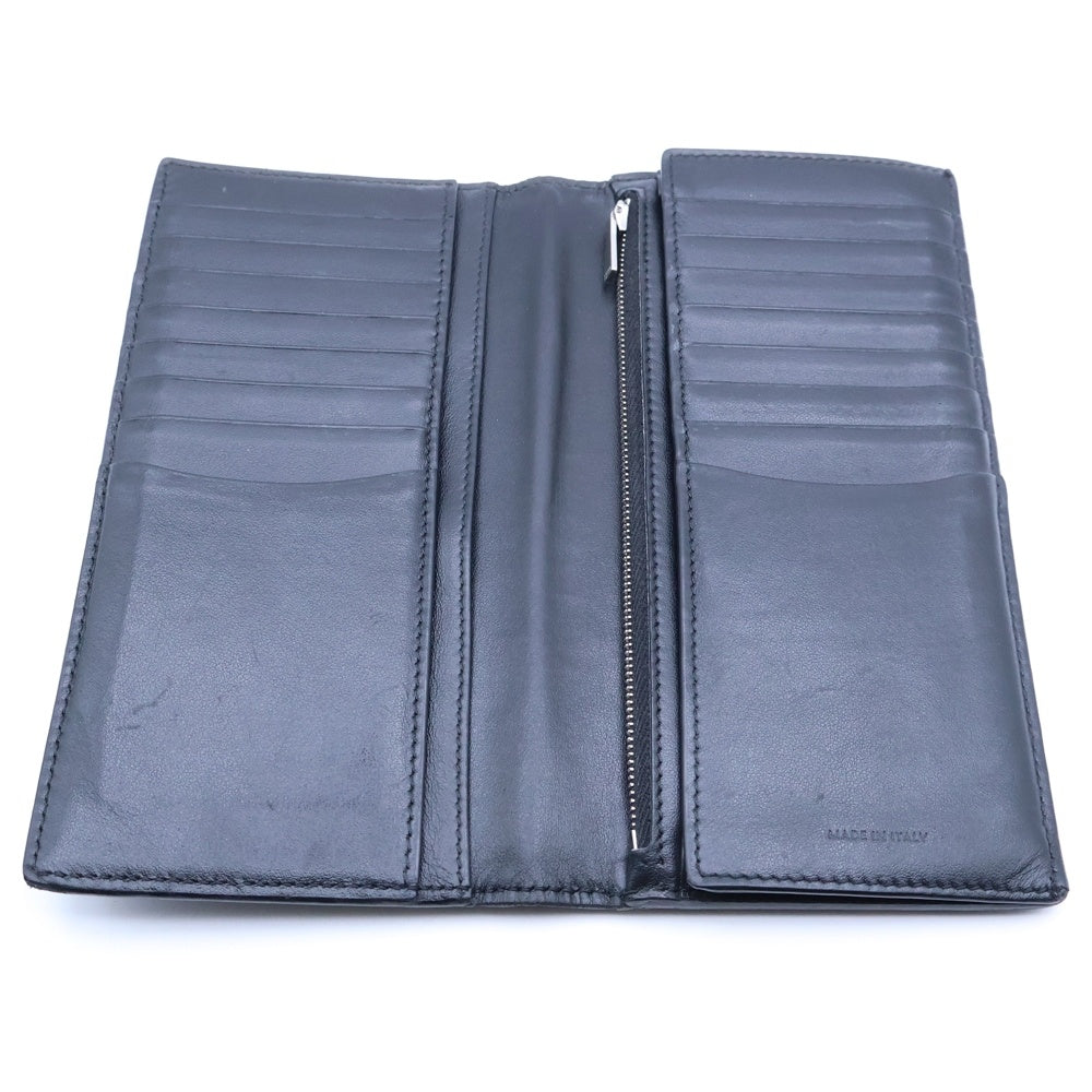 CELINE(セリーヌ) グレインレザー 二つ折り財布 W-SD-3270 ブラック レディース