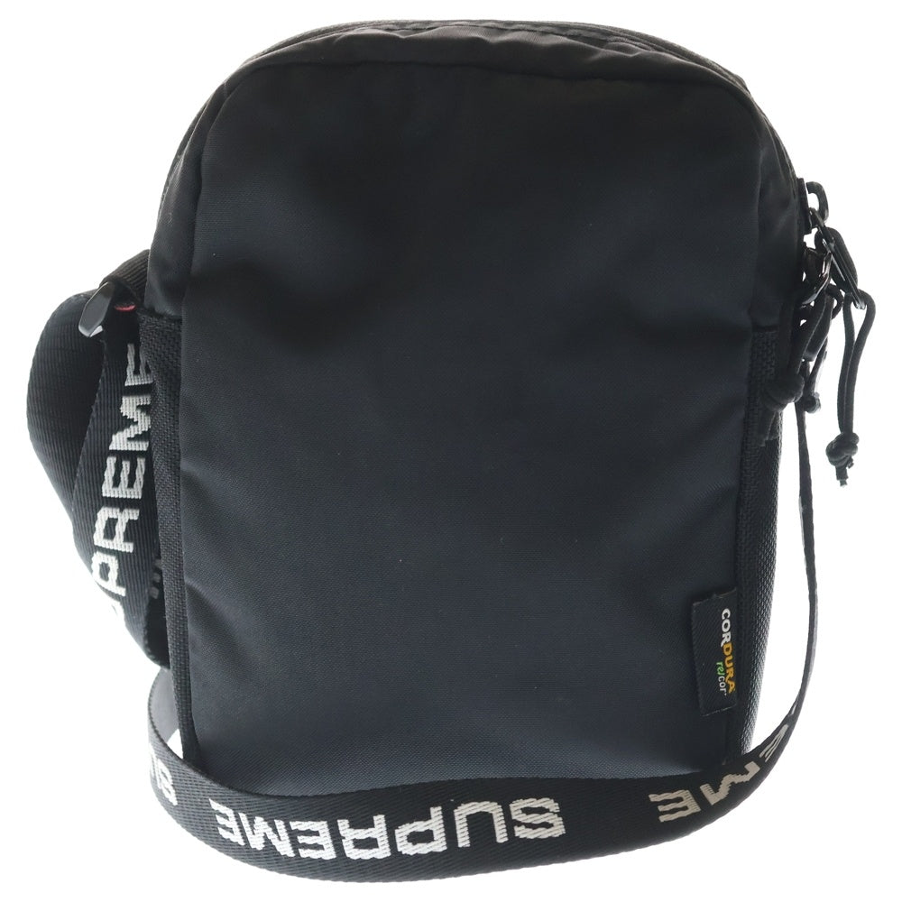 SUPREME(シュプリーム) 22AW Shoulder Bag ブランドロゴテープ ショルダーバック ブラック レディース