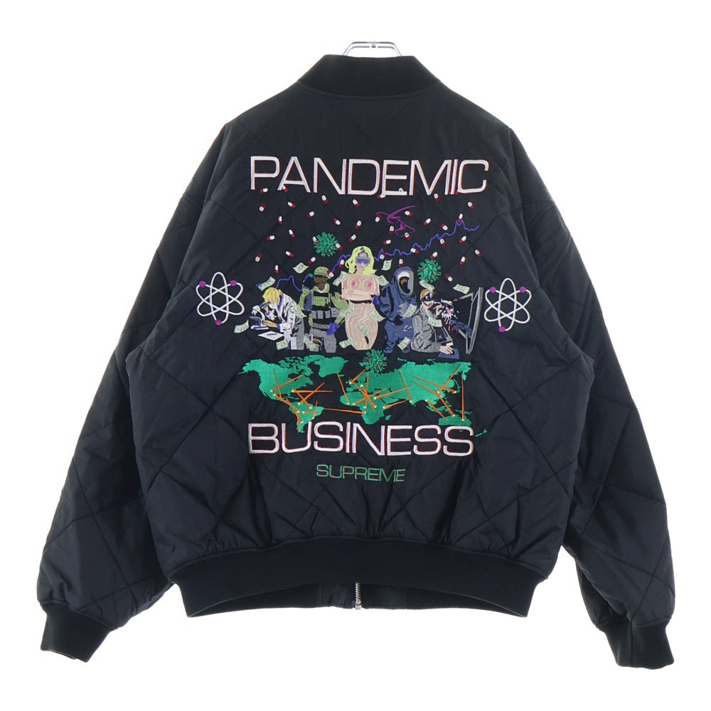 SUPREME(シュプリーム) 24AW AOI Quilted Work Jacket アオイキルテッドワークジャケット キルティングジャケット ブラック