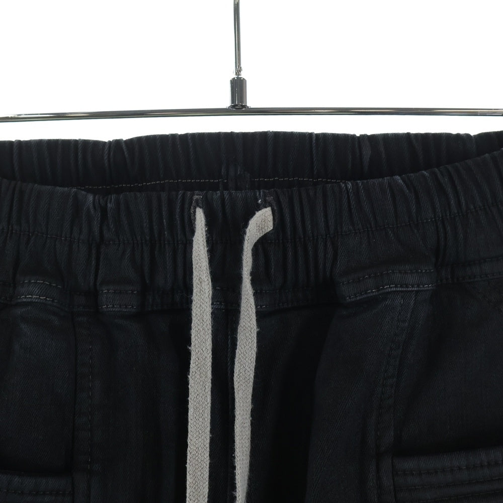 DRKSHDW(ダークシャドウ) CREATCH CARGO DRAWSTRING クリーチカーゴ ワックス加工 ドロスト カーゴパンツ ブラック
