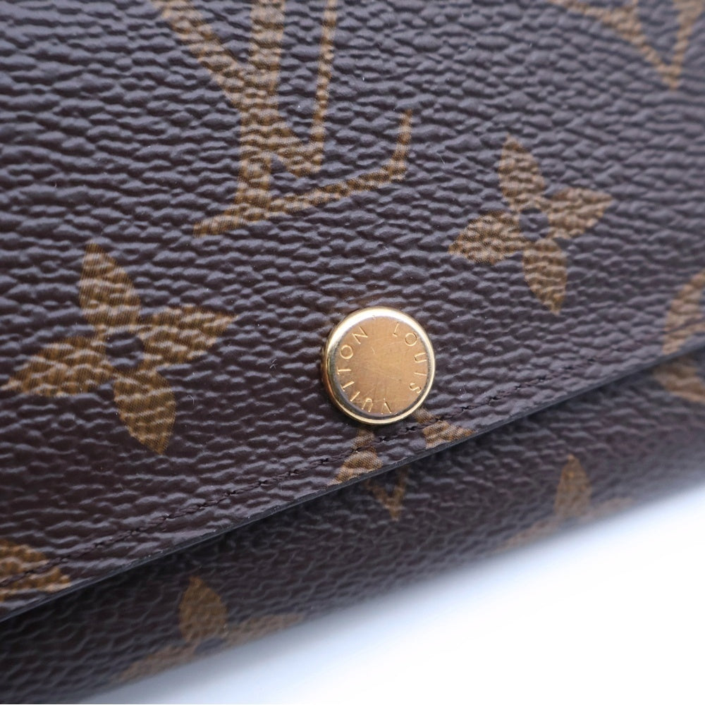 LOUIS VUITTON(ルイヴィトン) モノグラム ミュルティクレ6 フューシャ キーリング キーケース バッグチャーム ブラウン×ピンク ゴールド金具 PVC M11456