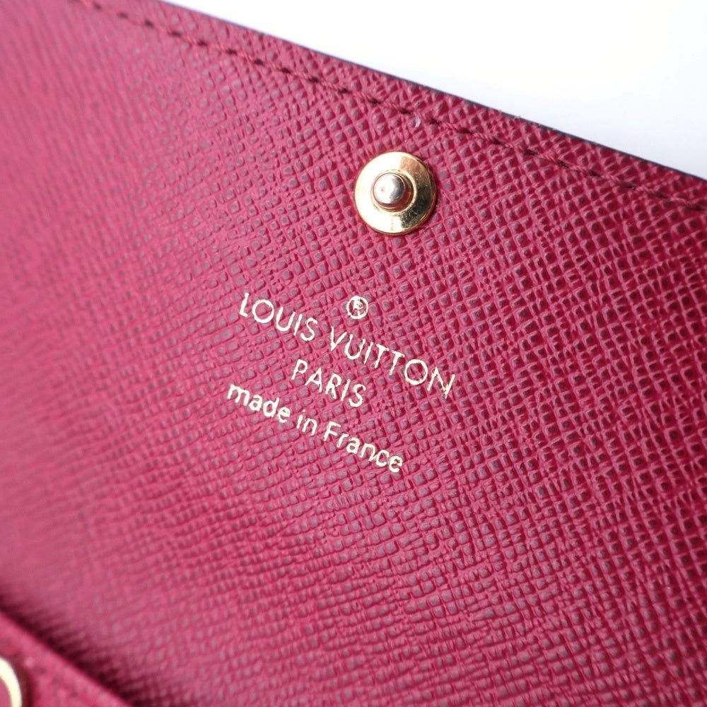 LOUIS VUITTON(ルイヴィトン) モノグラム ミュルティクレ6 フューシャ キーリング キーケース バッグチャーム ブラウン×ピンク ゴールド金具 PVC M11456