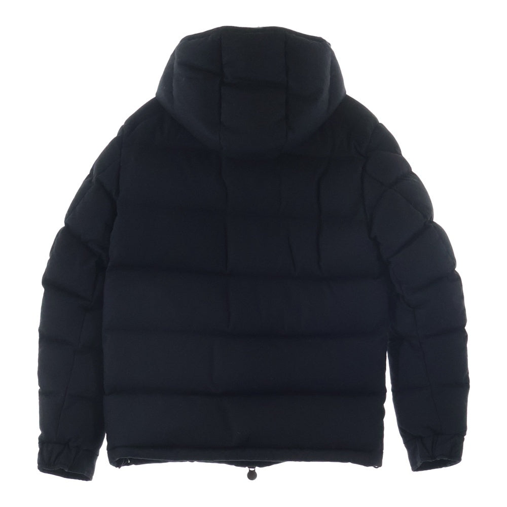 MONCLER(モンクレール) 17AW MONTGENEVRE モンジュネーブル ウール フーデッド ジップアップ ダウンジャケット ブラック C20914033805
