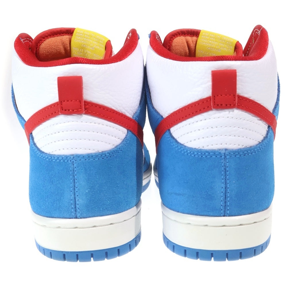 NIKE(ナイキ) Dunk High Doraemon ダンクハイ ドラえもん CI2692-400 US10.5/28.5cm ハイカットスニーカー ブルー