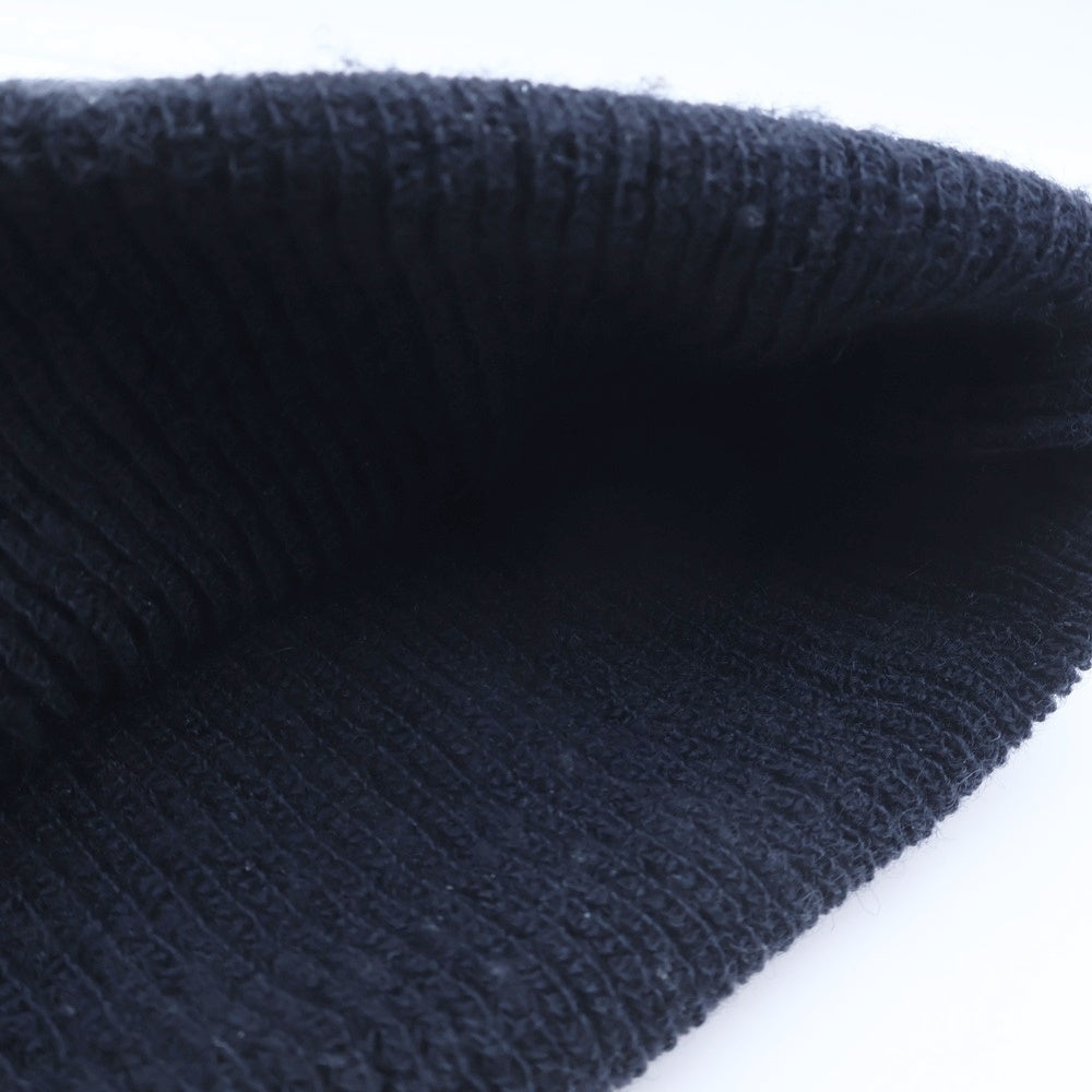 CHROME HEARTS(クロムハーツ) WOOL WATCH CAP FUCK YOU ウールワッチキャップ CHプラスファッキュー刺繍ビーニー帽子 ブラック