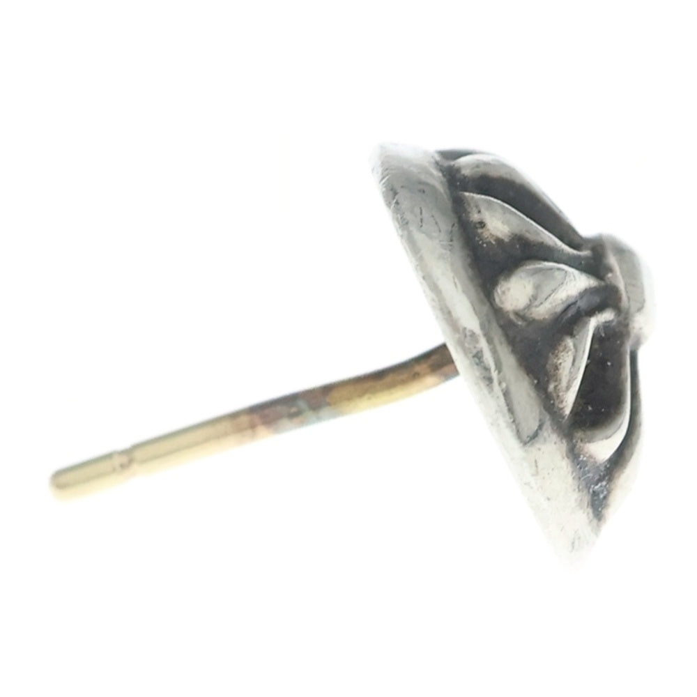 CHROME HEARTS(クロムハーツ) STUD CRSBLL クロスボールスタッドピアス シルバー BCA110