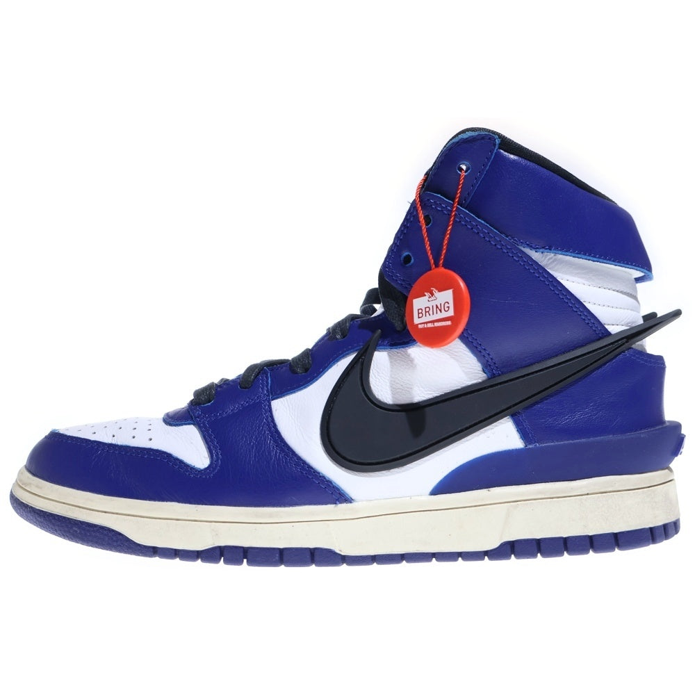 NIKE(ナイキ) ×AMBUSH DUNK HIGH DEEP ROYAL CU7544-400 アンブッシュ ダンク ディープロイヤル ハイカットスニーカー ブルー/ホワイト US8.5/26.5cm