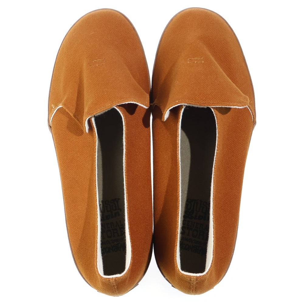 STUSSY(ステューシー) ×moonstar SLIP-ONSHOES ムーンスター スリップオンシューズ ネイビー