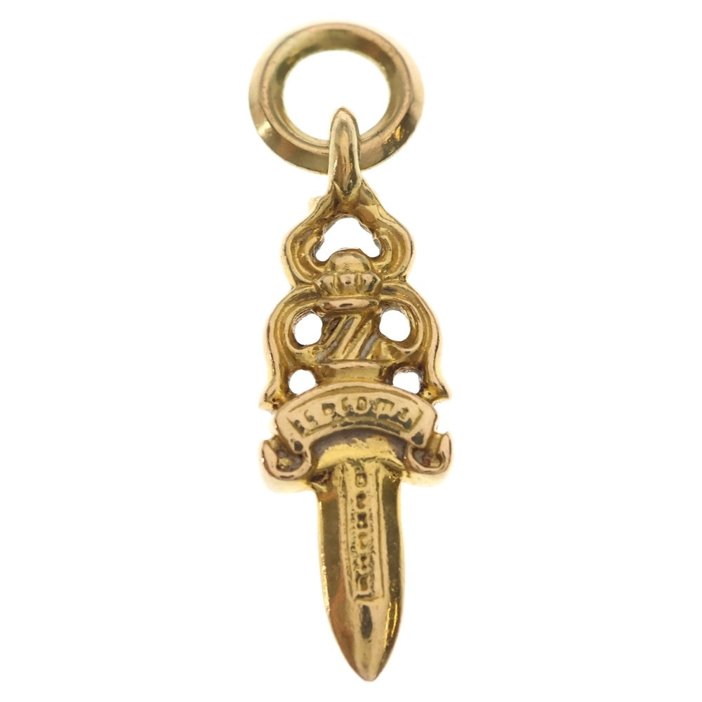 CHROME HEARTS(クロムハーツ) 22K #5 DAGGER CHARM ダガーチャーム ペンダントトップ ゴールド