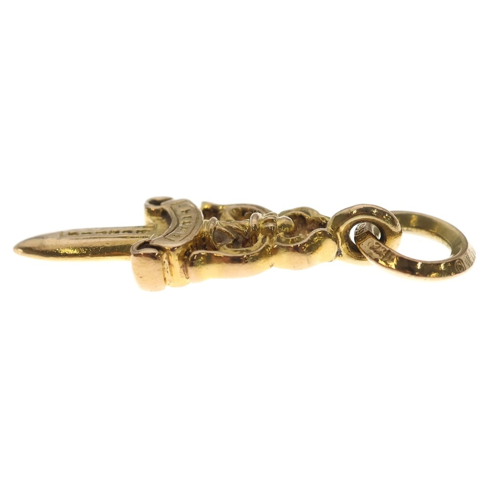 CHROME HEARTS(クロムハーツ) 22K #5 DAGGER CHARM ダガーチャーム ペンダントトップ ゴールド