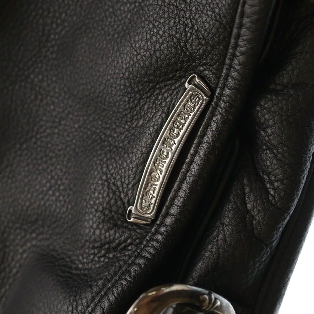 CHROME HEARTS(クロムハーツ) Gunslinger Messenger Bag スモールCHクロス ガンスリンガー メッセンジャーバッグ ブラック