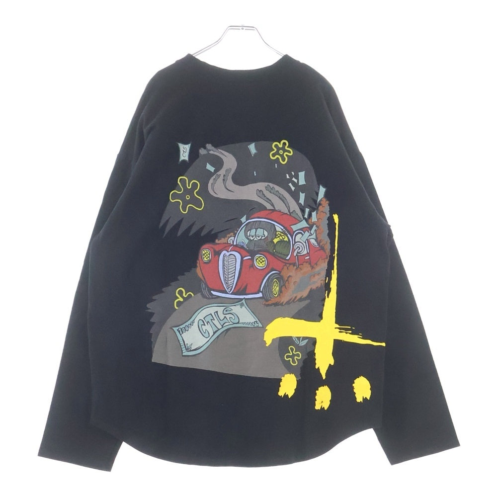 cvtvlist(カタリスト) GANG BOB LONG SLEEVE TEE ギャングボブ 2101090303 ロングスリーブカットソー ブラック