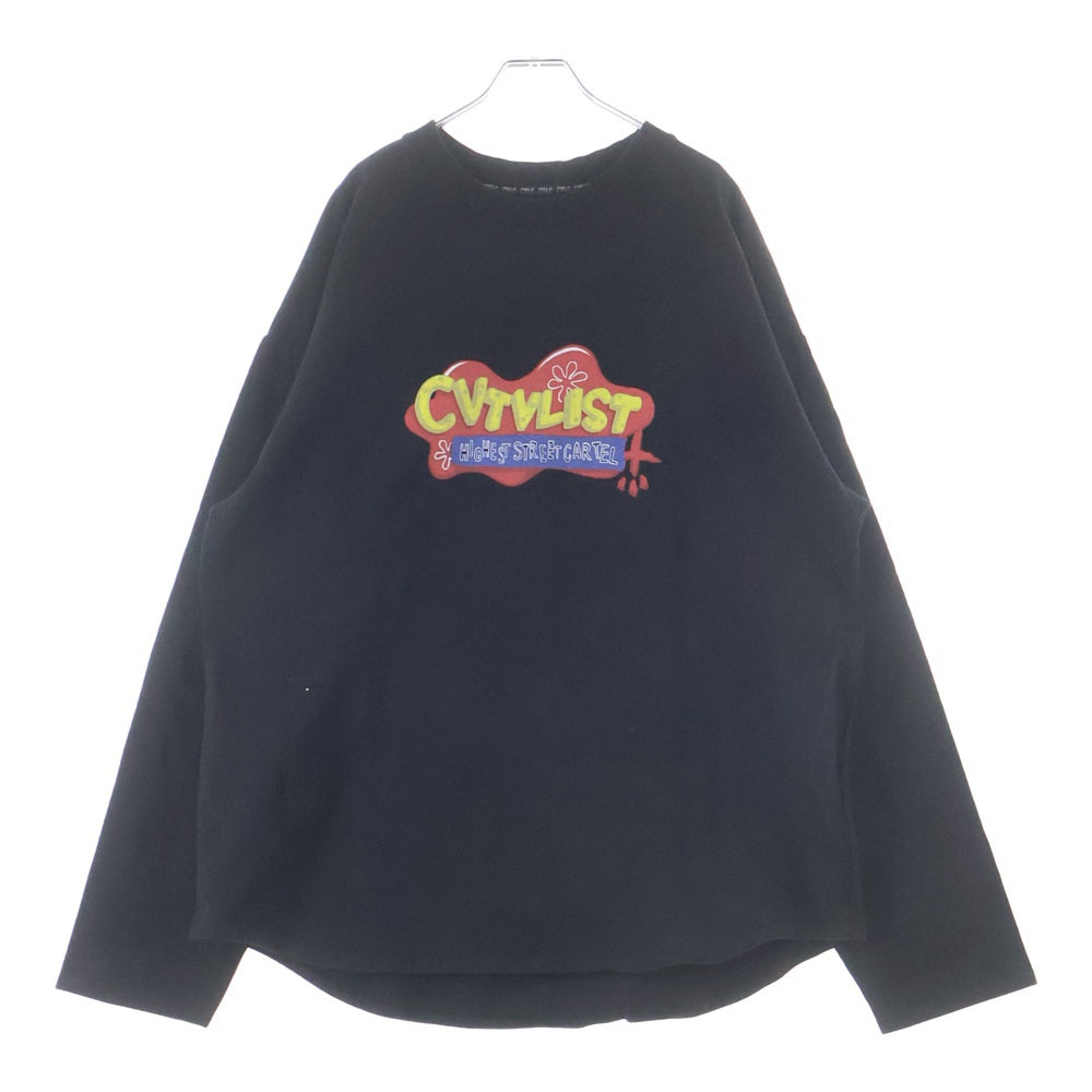 cvtvlist(カタリスト) GANG BOB LONG SLEEVE TEE ギャングボブ 2101090303 ロングスリーブカットソー ブラック