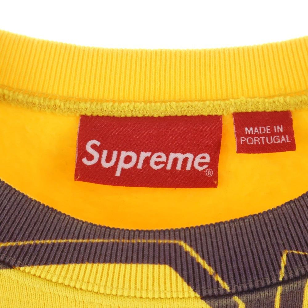 SUPREME(シュプリーム) 20AW Overprint Crewneck Sweatshirt カレッジロゴ オーバープリント クルーネックスウェット ボルドー