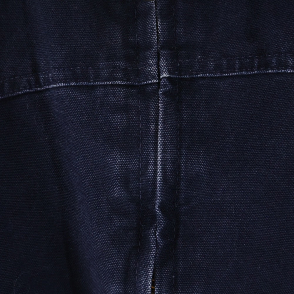 CARHARTT(カーハート) 00s サンタフェ バック企業ワッペン RUSSO DEVELOPMENT キルティングライニング J14 MDT L-R ダックジャケット ネイビー