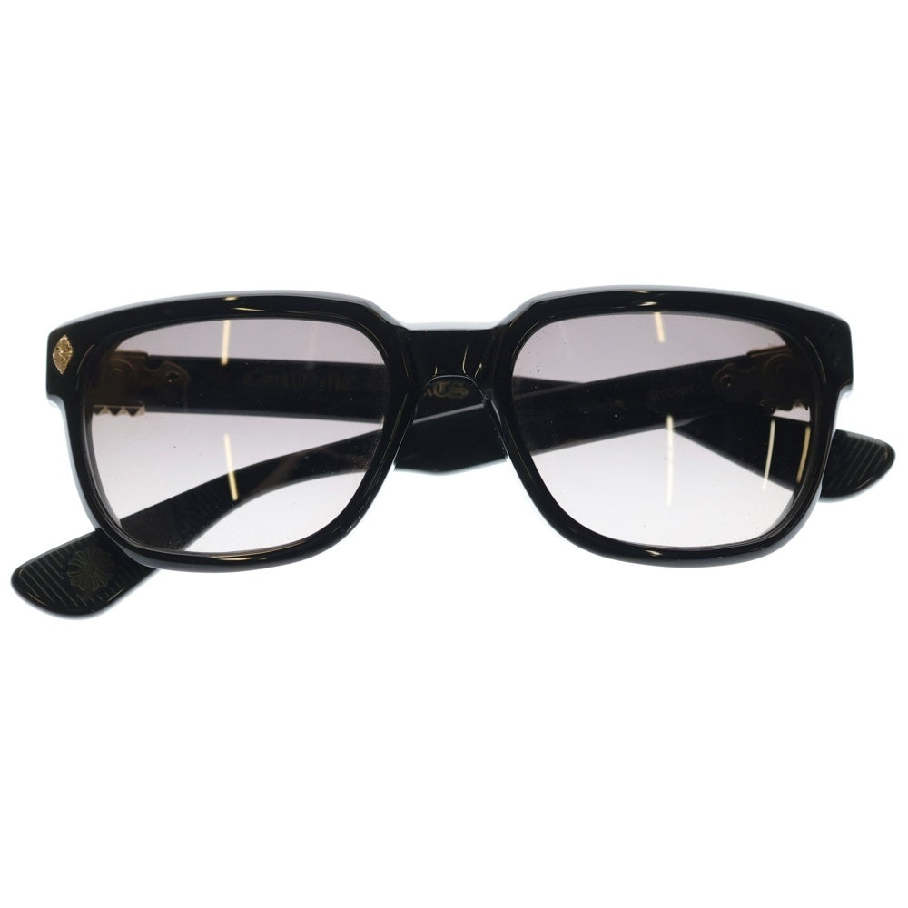 CHROME HEARTS(クロムハーツ) CHプラステンプルウェリントンサングラス SITONIT 56□‐151 BK-18KGP ブラック/ゴールド