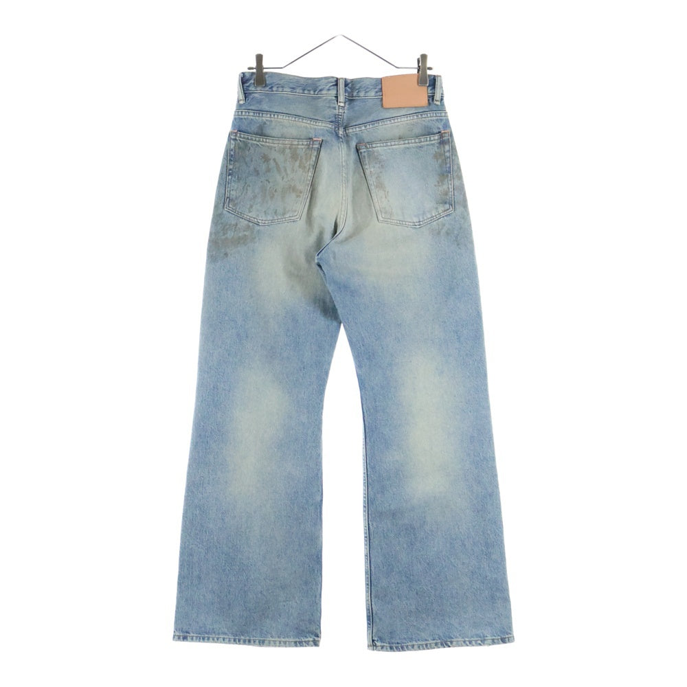 Acne Studios(アクネ ストゥディオズ) 2021M PENICILLIN ペニシリン ダメージデザイン ルーズフィット ボタンフライ デニムパンツ ジーンズ インディゴ B00403