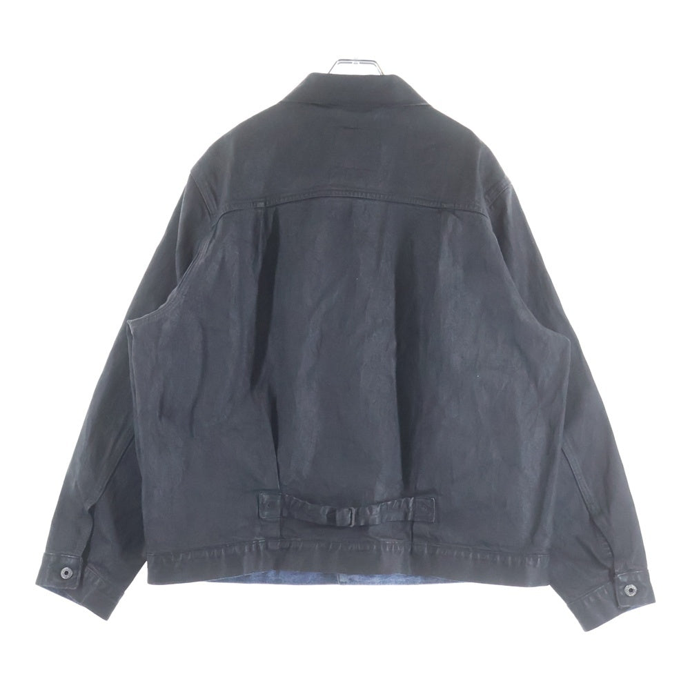 Levi's(リーバイス) 26SS ×BIOTOP ビオトープ TYPE 1 TRUCKER BLACK COATING 1st ファースト シンチバック コーティング Gジャン ブラック
