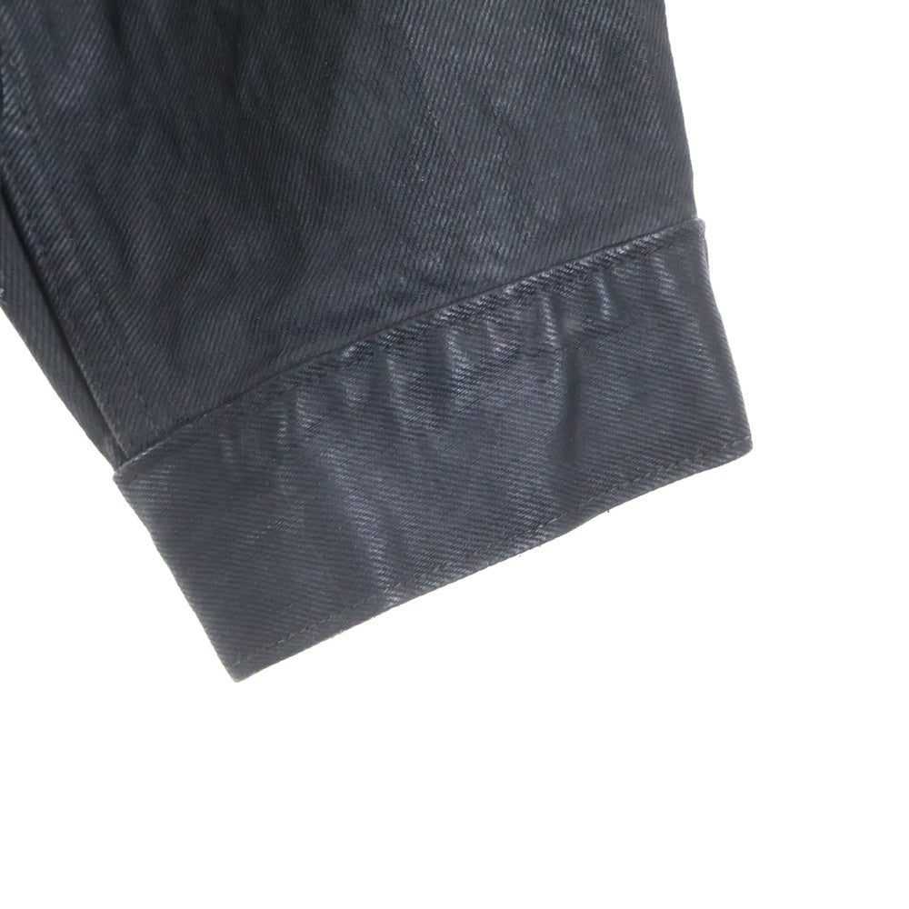 Levi's(リーバイス) 26SS ×BIOTOP ビオトープ TYPE 1 TRUCKER BLACK COATING 1st ファースト シンチバック コーティング Gジャン ブラック