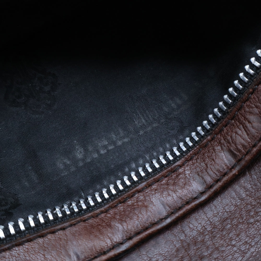 CHROME HEARTS(クロムハーツ) WAVE ウェーブ レザーウォレット 財布 ブラウン BCA375