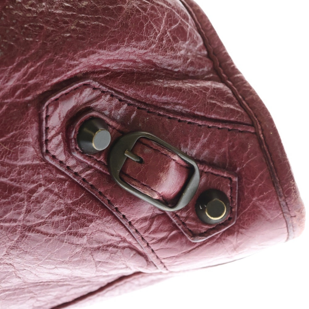 BALENCIAGA(バレンシアガ) ザ・シティ ハンドバック ラムレザー 115748 ピンク レディース