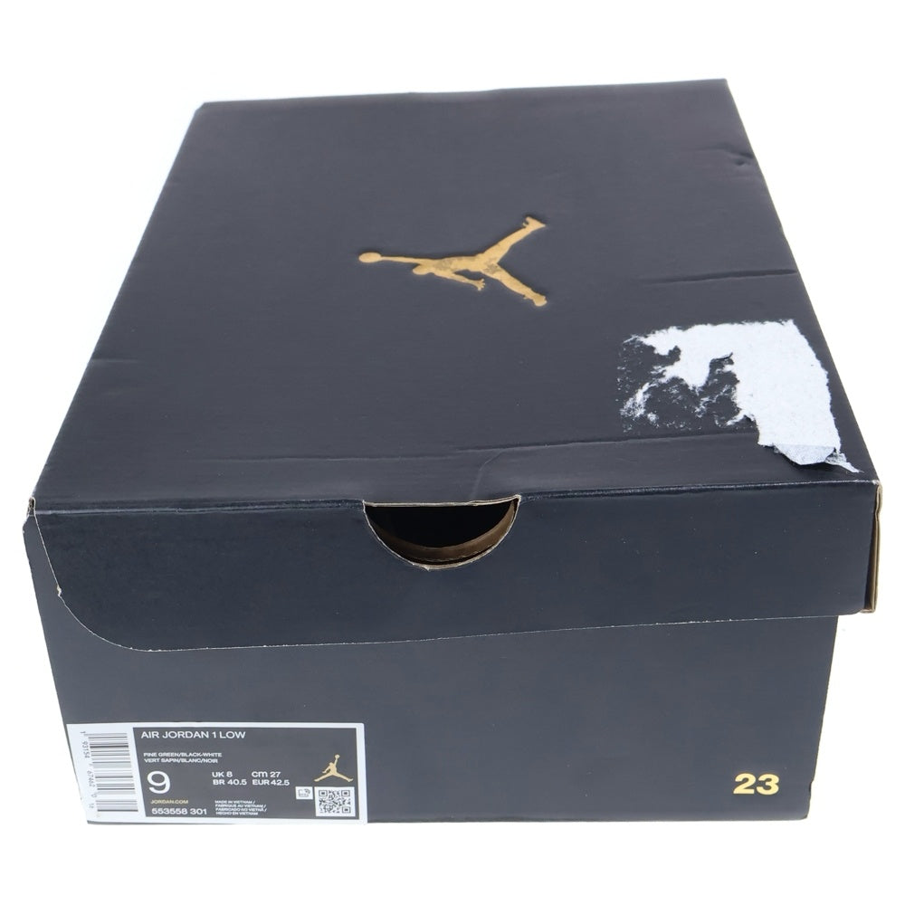 NIKE(ナイキ) Air Jordan 1 Low ローカットスニーカー 553558301 グリーン/ホワイト