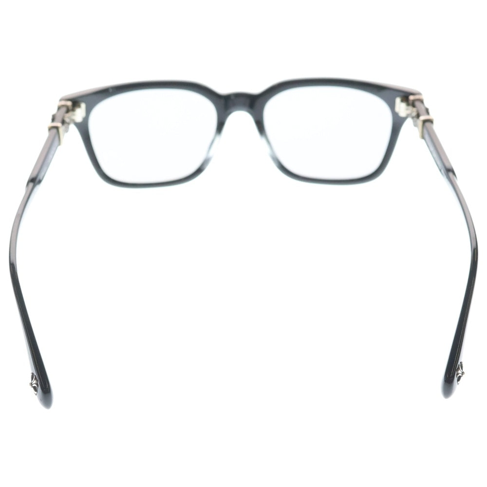 CHROME HEARTS(クロムハーツ) COX UCKER CHクロステンプル ウェリントンフレーム サングラス アイウェア メガネ ブラック/シルバー