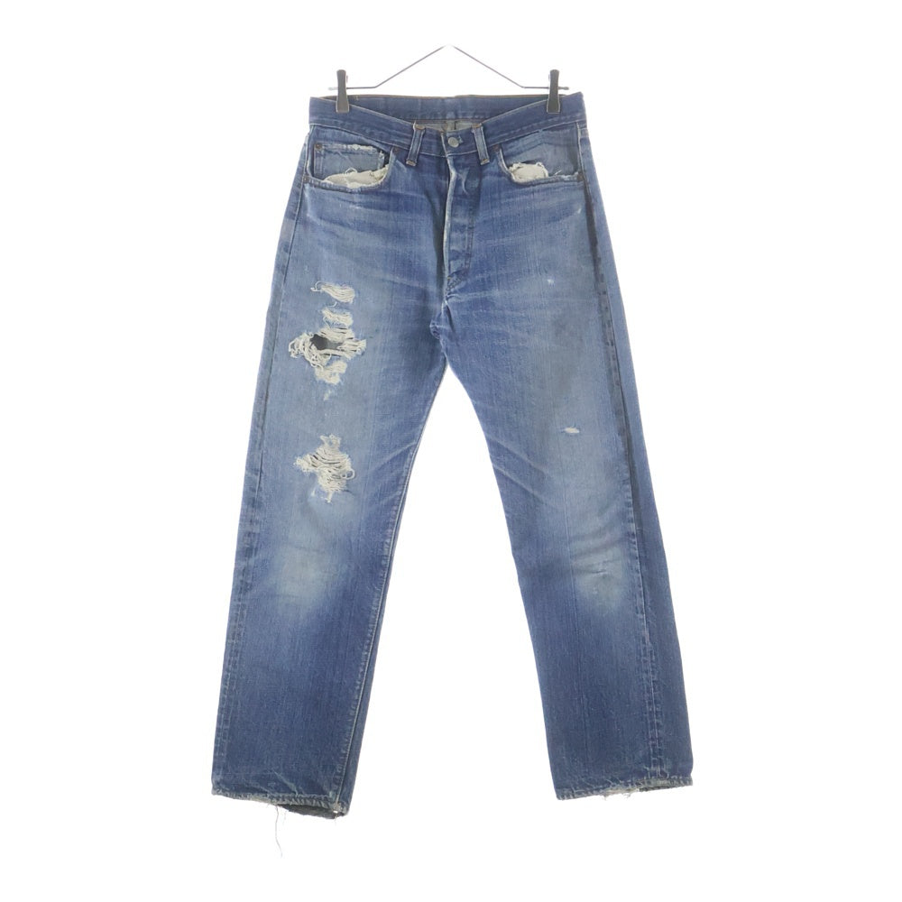Levi's(リーバイス) 70s BIG後期 平行ステッチ 通常R ボタン裏6 501 ストレートデニム インディゴ