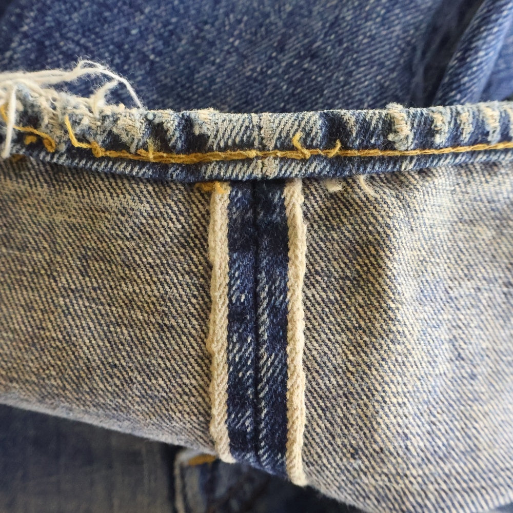 Levi's(リーバイス) 70s BIG後期 平行ステッチ 通常R ボタン裏6 501 ストレートデニム インディゴ