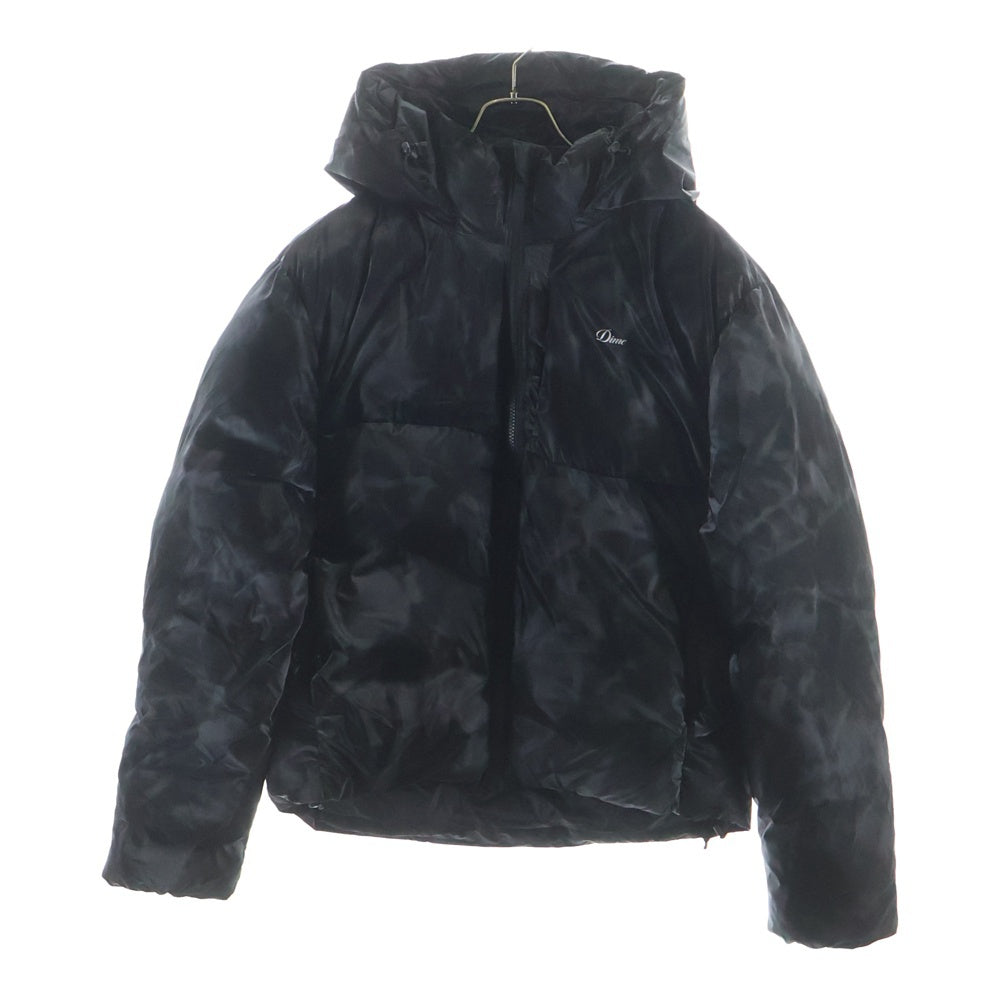 Dime(ダイム) WAVY PUFFER JACKET Smoke Black ウェイブパファージャケット スモークブラック ダウンジャケット ブラック