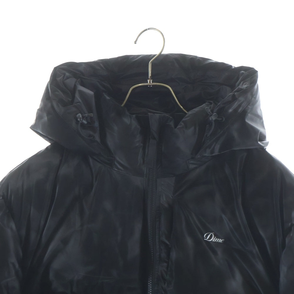 Dime(ダイム) WAVY PUFFER JACKET Smoke Black ウェイブパファージャケット スモークブラック ダウンジャケット ブラック