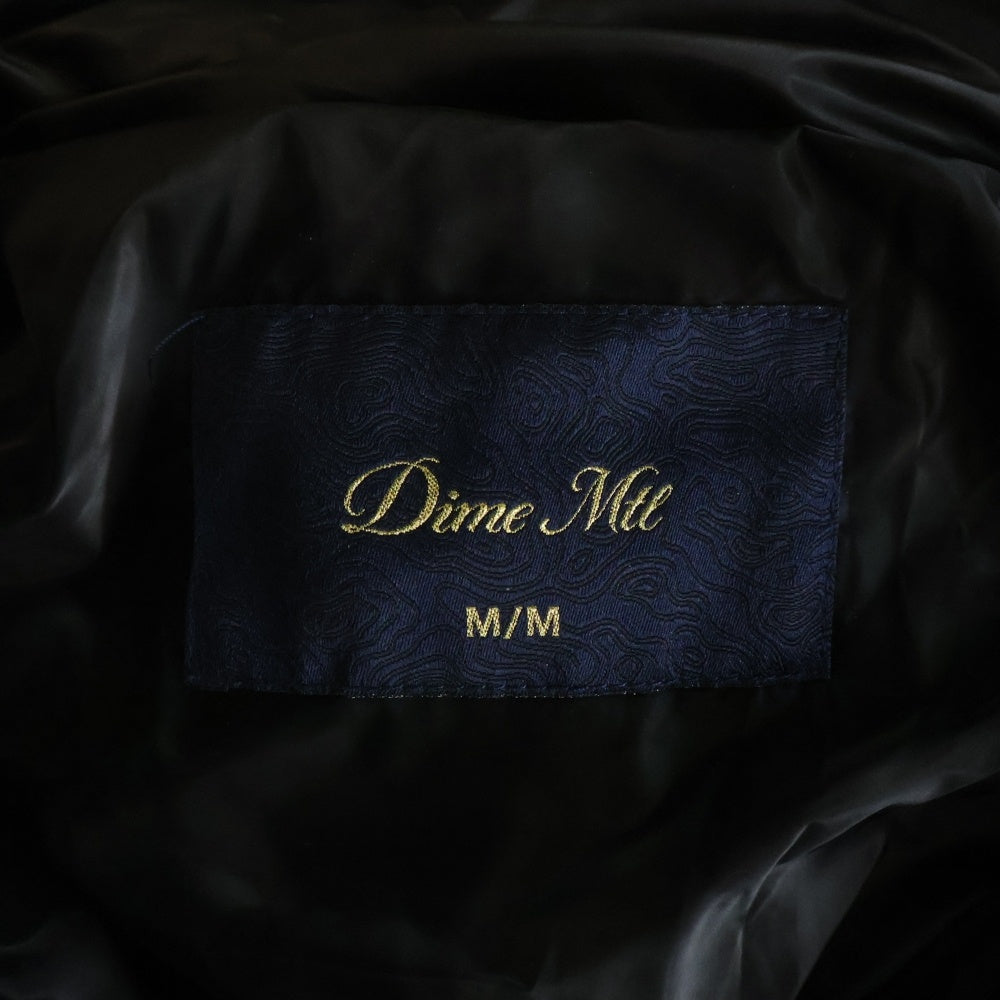 Dime(ダイム) WAVY PUFFER JACKET Smoke Black ウェイブパファージャケット スモークブラック ダウンジャケット ブラック