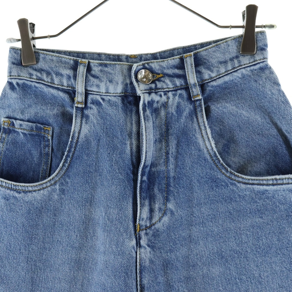 Maison Martin Margiela(メゾンマルタンマルジェラ) SLASH DETAIL DENIM PANTS ダメージ加工 デニムパンツ インディゴ S51LA0051 S30513 レディース