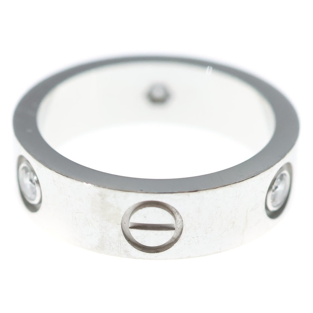 Cartier(カルティエ) K18 WG 4Pダイヤ ラブリング ホワイトゴールド