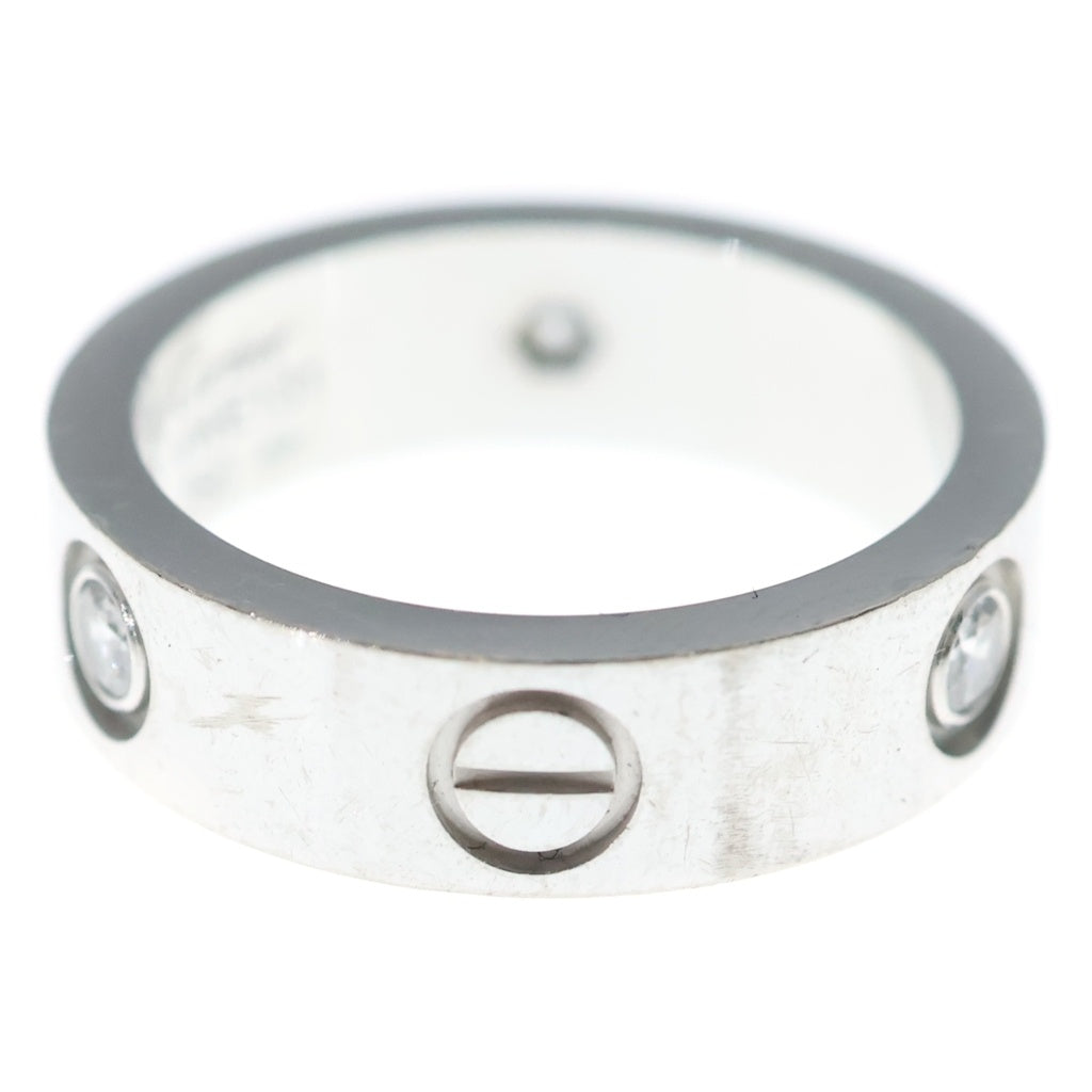 Cartier(カルティエ) K18 WG 4Pダイヤ ラブリング ホワイトゴールド