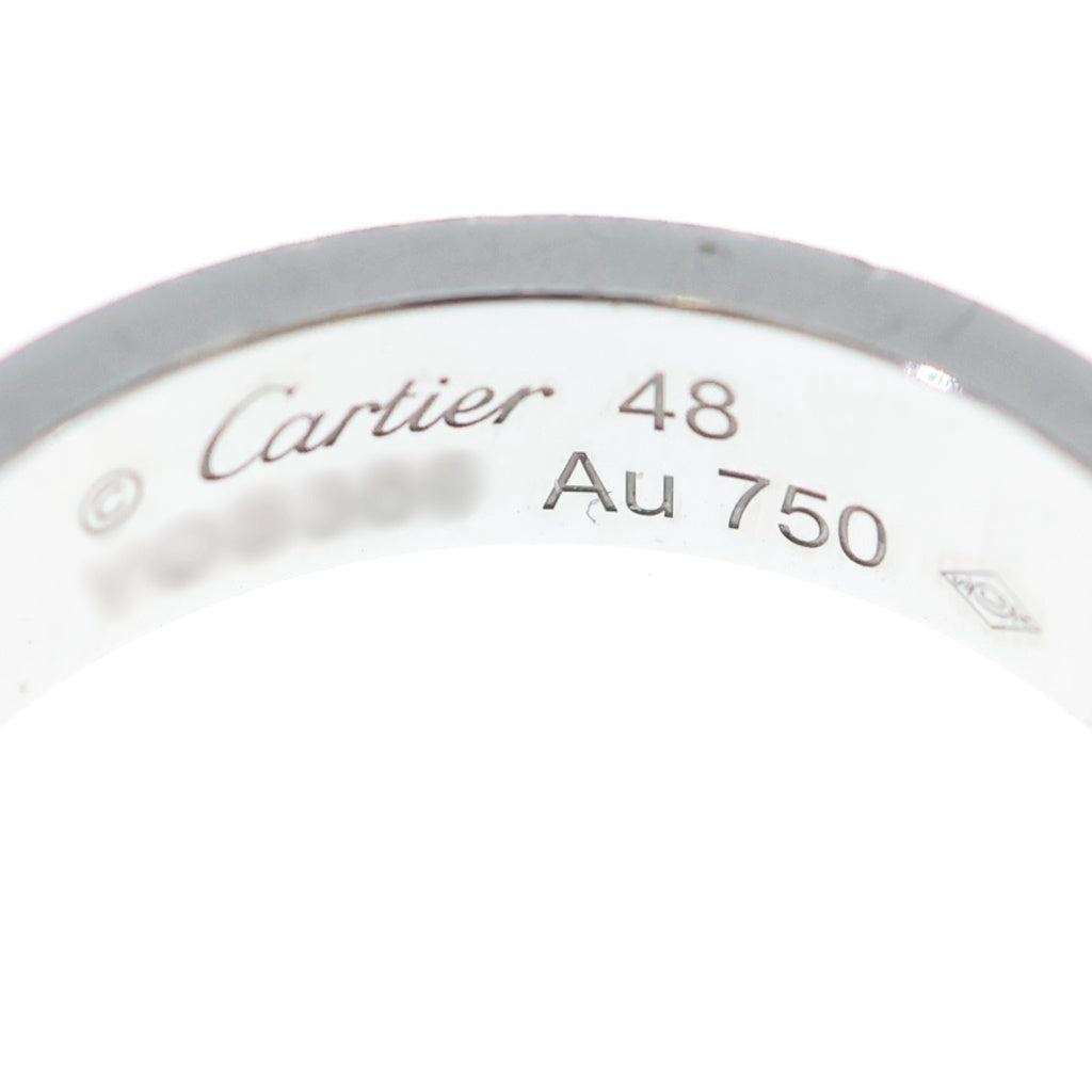Cartier(カルティエ) K18 WG 1Pダイヤ ラブリング ホワイトゴールド レディース