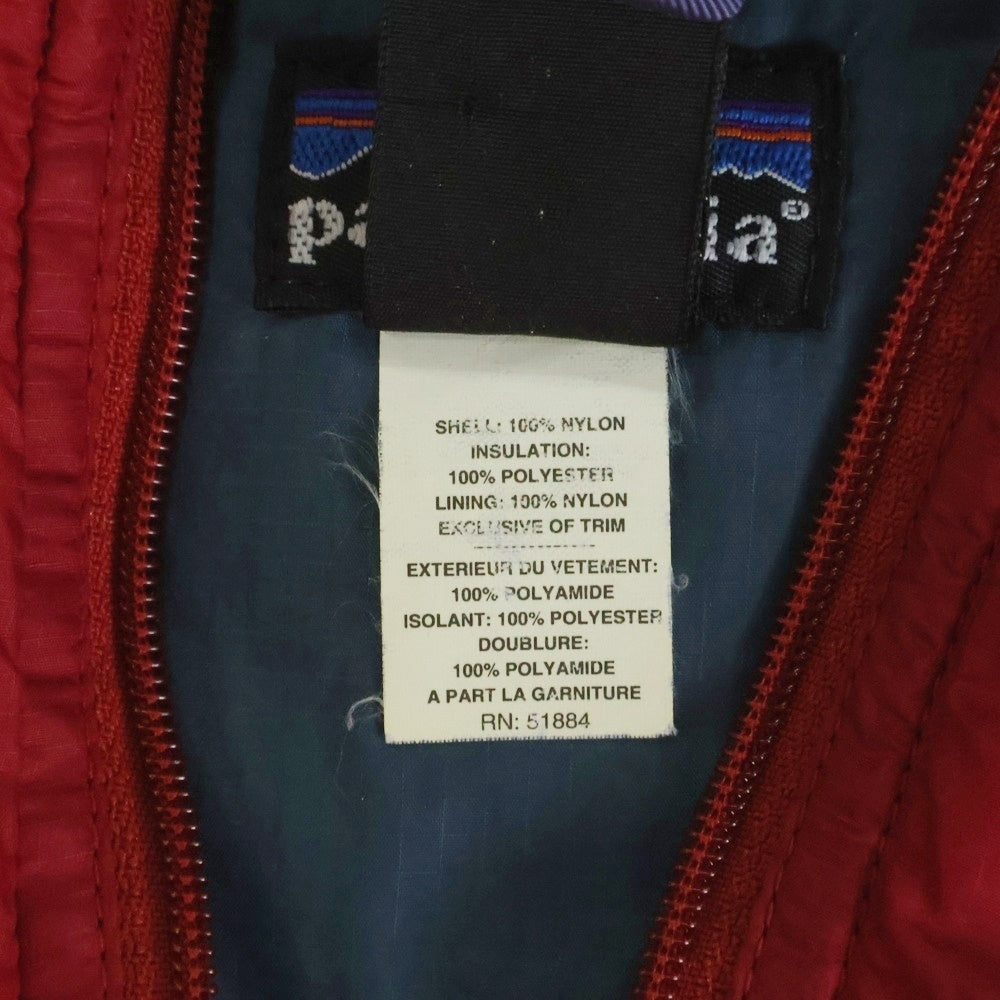PATAGONIA(パタゴニア) 99AW 90s USA製 PUFFBALL パフボール 84003 ダウンジャケット レッド