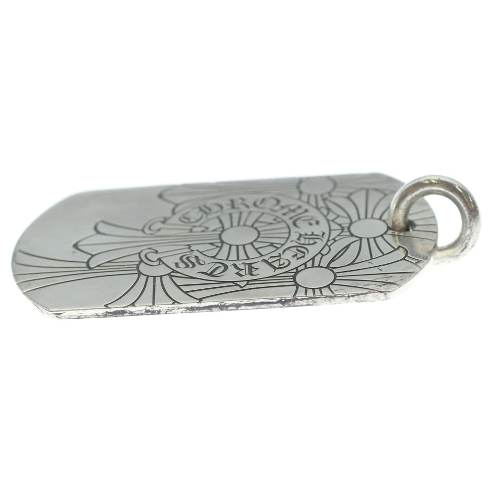 CHROME HEARTS(クロムハーツ) D TAG LRG GOD BLESS ゴッドブレスドッグタグ ラージ ペンダントトップ シルバー